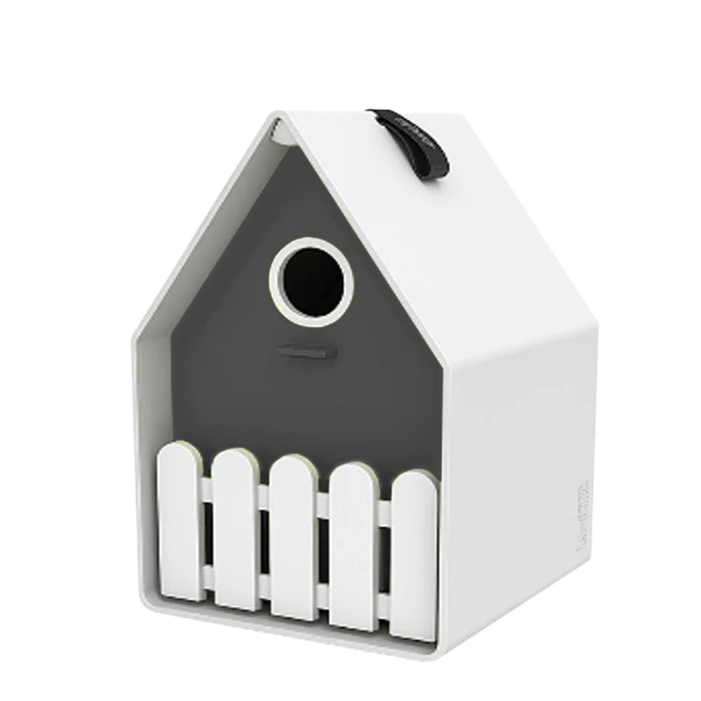 Emsa Landhaus Nestkast Wit/antraciet 1 Emsa Landhaus Nestkast Wit/antraciet