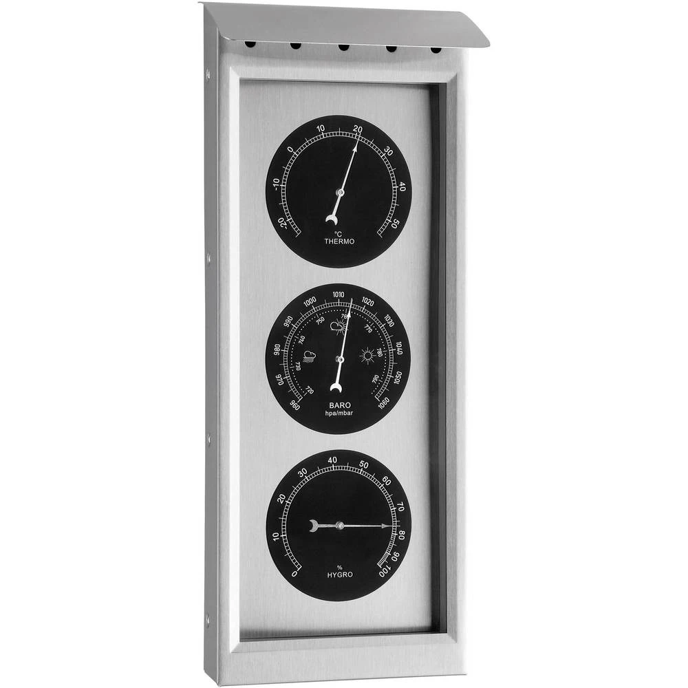 TFA Dostmann Weerstation Buiten RVS Zwart 3in1 Afdak 1 TFA Dostmann Weerstation Buiten RVS Zwart 3in1 Afdak