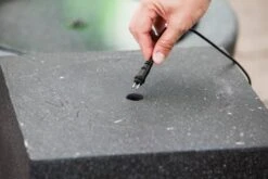 Heissner Terras Fontein Sokkel Toren Zwart -Tuinbenodigdheden image 1220