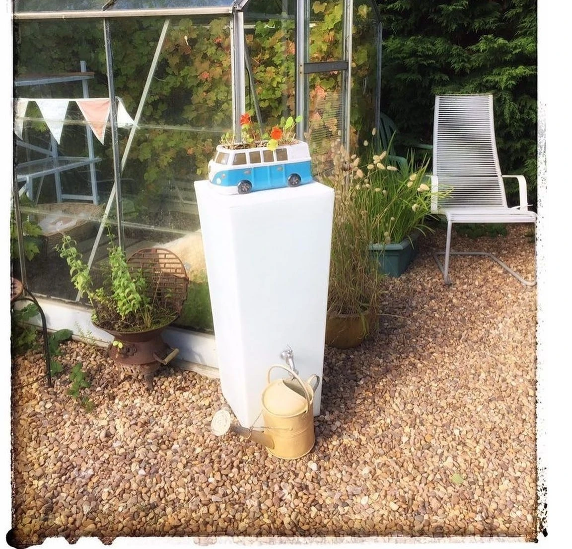 Prestige Manhattan Ganiet Wit 100L (incl. Messing Kraantje) 2 Prestige Manhattan Ganiet Wit 100L (incl. Messing Kraantje) - Afbeelding 2