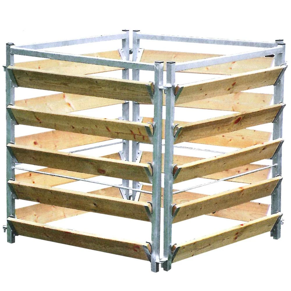 Compostbak Hout/metaal 100 Cm 1 Compostbak Hout/metaal 100 Cm