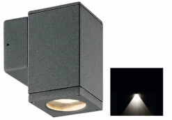 Franssen Franssen Gevelspot Down Light Fin-Motion Antraciet - 12V