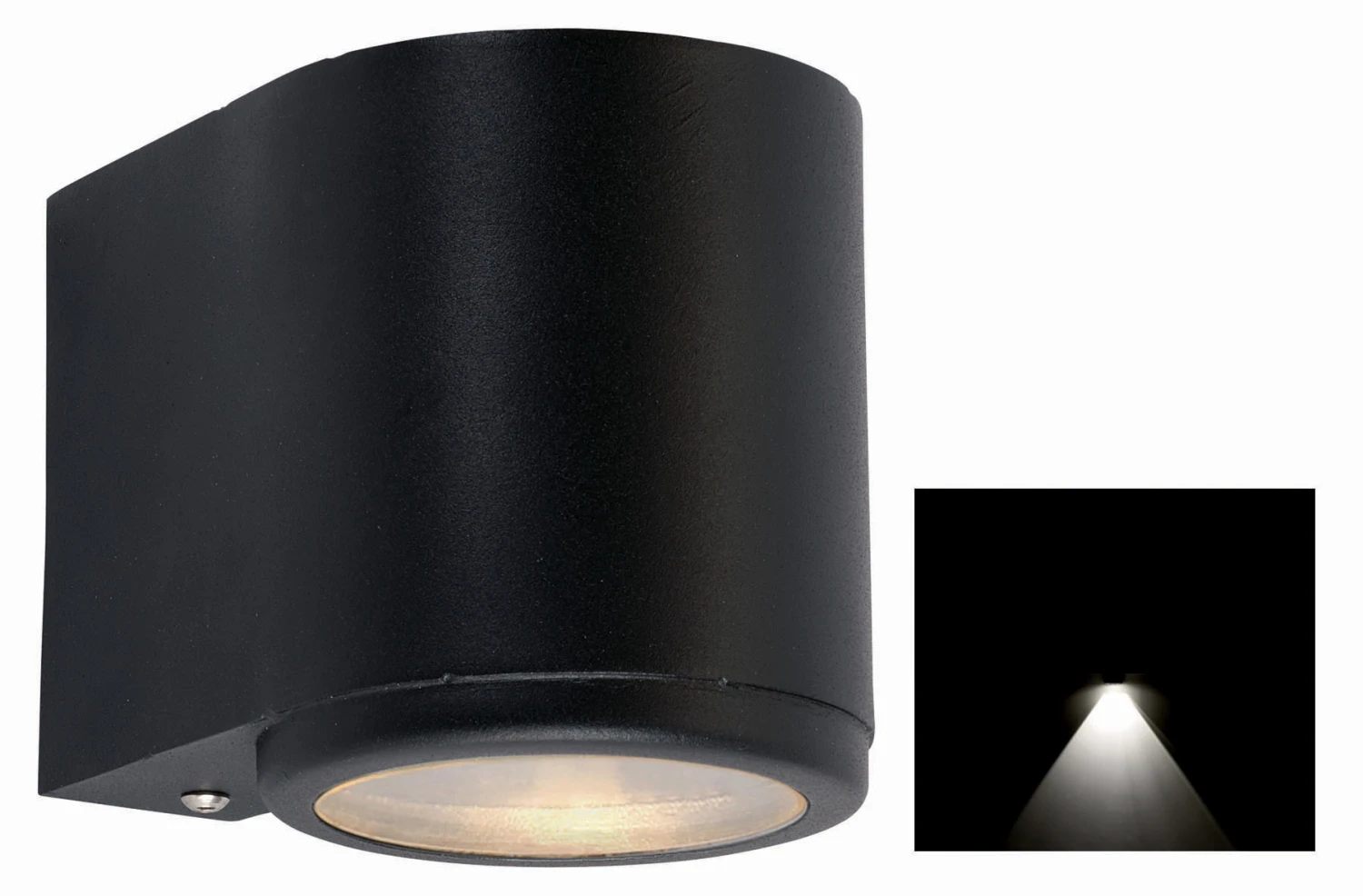 Franssen Franssen Robuuste Gevelspot Mandal Downlight Rond Zwart - 12V 1 Franssen Franssen Robuuste Gevelspot Mandal Downlight Rond Zwart - 12V