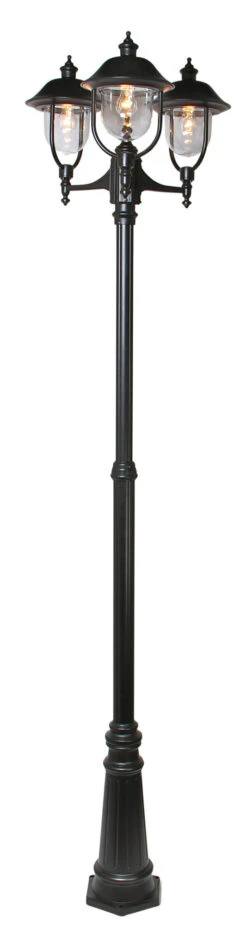 Franssen Franssen 3-lichts Lantaarn Punta 2 226cm Zwart - 12V