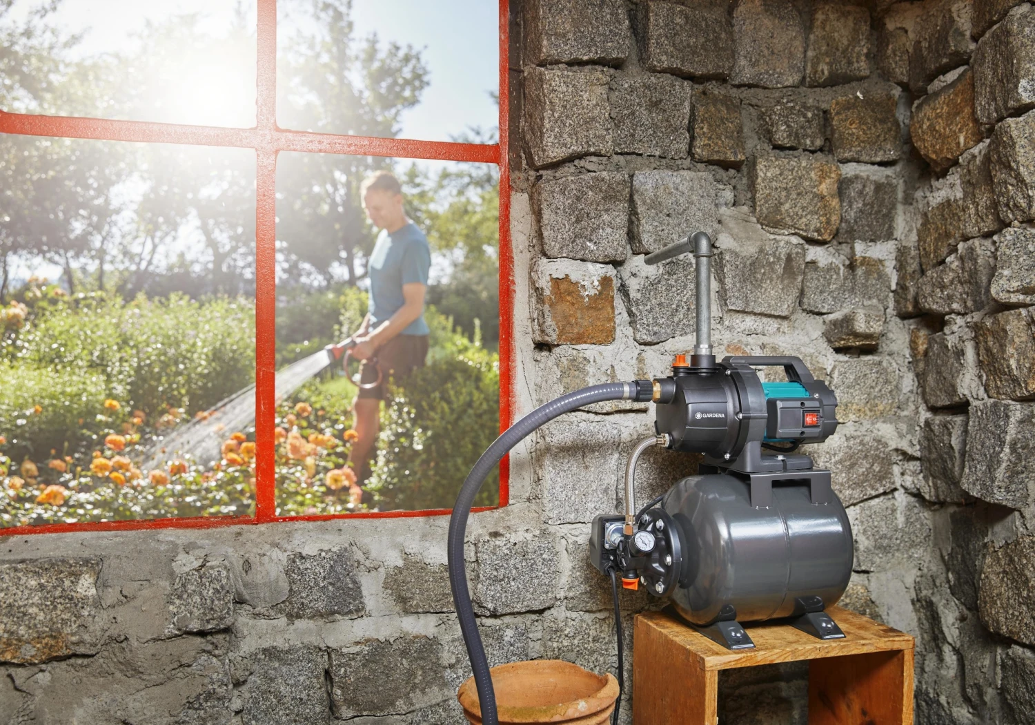 Gardena Hydrofoorpomp 3700/4 2 Gardena Hydrofoorpomp 3700/4 - Afbeelding 2