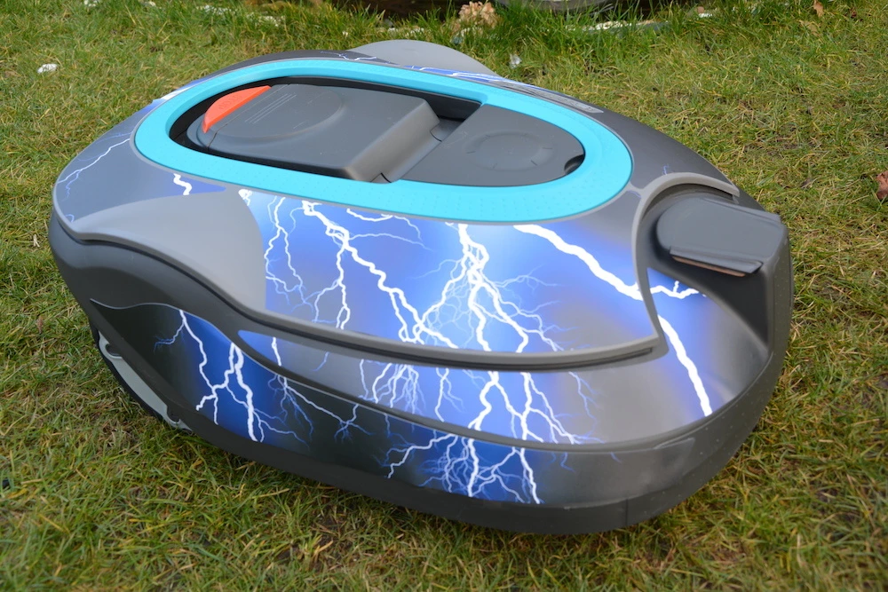 Twinckels Outfit Voor Gardena Robotmaaier 250/350/500 - Bliksem 7 Twinckels Outfit Voor Gardena Robotmaaier 250/350/500 - Bliksem - Afbeelding 7