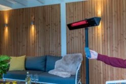 Sunred Smart Terrasverwarmer Proglax Gastro Staand Zwart 2000 Watt -Tuinbenodigdheden image 883