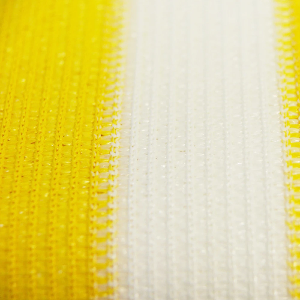 Balkondoek 0,9 X 5 Mtr Geel/wit 3 Balkondoek 0,9 X 5 Mtr Geel/wit - Afbeelding 3